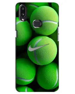 Чохол для Samsung Galaxy A10s (A107) з картинкою «Тенісні м'ячі Найк»