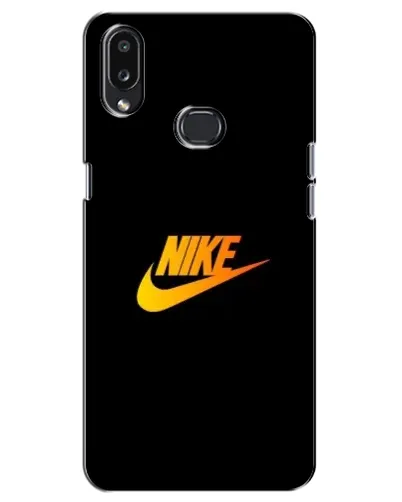 Чехол для Samsung Galaxy A10s (A107) с картинкой «Золотой логотип Nike»