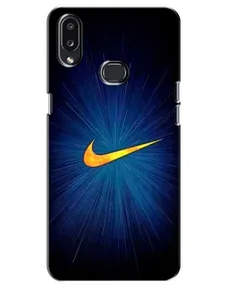 Чехол для Samsung Galaxy A10s (A107) с картинкой «Синий пульс Nike» Чехол для Samsung Galaxy A10s (A107) с картинкой «Синий пульс Nike»
