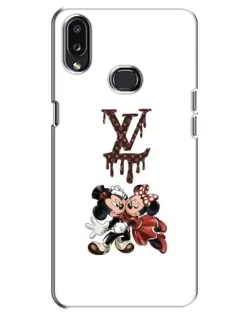 Чохол для Samsung Galaxy A10s (A107) з картинкою «LV та Міккі Маус»