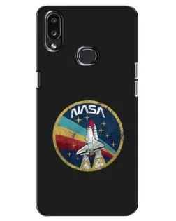 Чохол для Samsung Galaxy A10s (A107) з картинкою «NASA — емблема місії»
