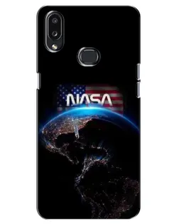 Чохол для Samsung Galaxy A10s (A107) з картинкою «Земля з космосу NASA»