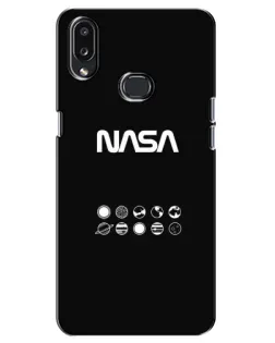 Чохол для Samsung Galaxy A10s (A107) з картинкою «NASA — технічний принт»