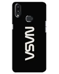 Чохол для Samsung Galaxy A10s (A107) з картинкою «NASA — вертикальний логотип»