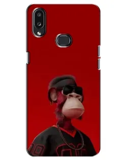 Чохол для Samsung Galaxy A10s (A107) з картинкою «Bored Ape в червоному»