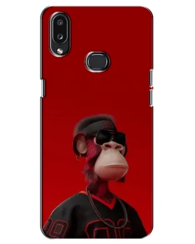 Чохол для Samsung Galaxy A10s (A107) з картинкою «Bored Ape в червоному» Чохол для Samsung Galaxy A10s (A107) з картинкою «Bored Ape в червоному»