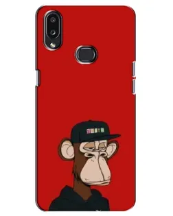 Чохол для Samsung Galaxy A10s (A107) з картинкою «Bored Ape — червоний фон»