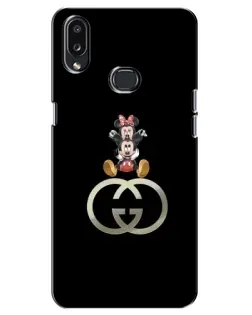 Чохол для Samsung Galaxy A10s (A107) з картинкою «Мінні Маус на лого»