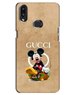 Чохол для Samsung Galaxy A10s (A107) з картинкою «Міккі Маус Gucci — крафт»
