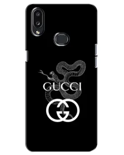 Чохол для Samsung Galaxy A10s (A107) з картинкою «Gucci — срібна змія»