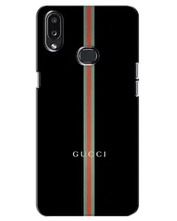 Чехол для Samsung Galaxy A10s (A107) с картинкой «Gucci — строгая линия»