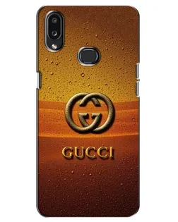 Чехол для Samsung Galaxy A10s (A107) с картинкой «Gucci — солнечный градиент»