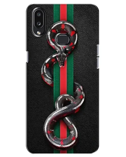Чехол для Samsung Galaxy A10s (A107) с картинкой «Gucci — змея на полосе» Чехол для Samsung Galaxy A10s (A107) с картинкой «Gucci — змея на полосе»