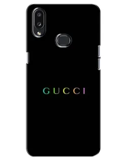 Чехол для Samsung Galaxy A10s (A107) с картинкой «Gucci — неоновый минимализм»