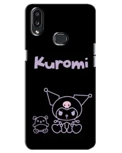 Чехол для Samsung Galaxy A10s (A107) с картинкой «Kuromi — черный минимализм» Чехол для Samsung Galaxy A10s (A107) с картинкой «Kuromi — черный минимализм»