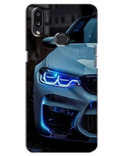 Чехол для Samsung Galaxy A10s (A107) с картинкой «Взгляд BMW с синими фарами» Чехол для Samsung Galaxy A10s (A107) с картинкой «Взгляд BMW с синими фарами»