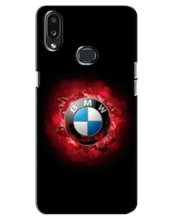 Чехол для Samsung Galaxy A10s (A107) с картинкой «Логотип BMW — вспышка»