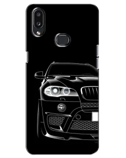 Чехол для Samsung Galaxy A10s (A107) с картинкой «Темный силуэт BMW»