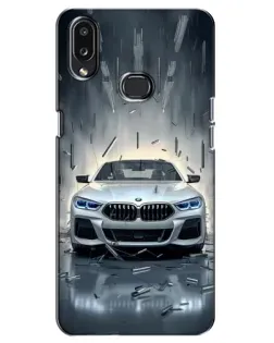Чехол для Samsung Galaxy A10s (A107) с картинкой «BMW в свете фар»