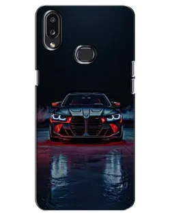 Чехол для Samsung Galaxy A10s (A107) с картинкой «BMW на мокрой дороге»