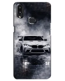 Чехол для Samsung Galaxy A10s (A107) с картинкой «BMW сквозь туман»