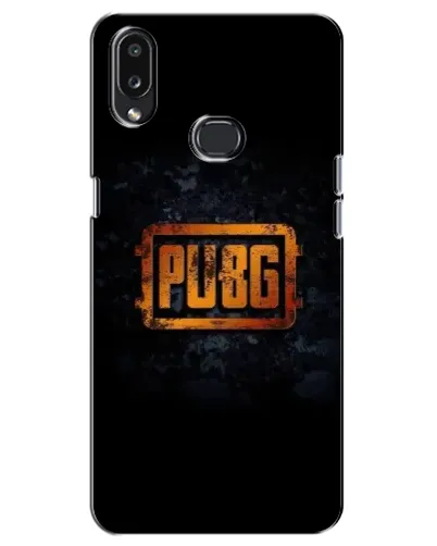 Чохол для Samsung Galaxy A10s (A107) з картинкою «PUBG — золотий логотип»