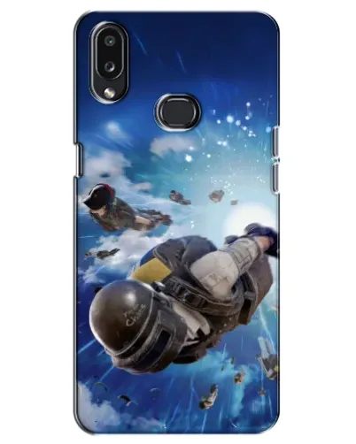 Чохол для Samsung Galaxy A10s (A107) з картинкою «Десант PUBG — стрибок»