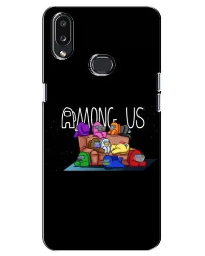Чохол для Samsung Galaxy A10s (A107) з картинкою «Логотип Among Us»