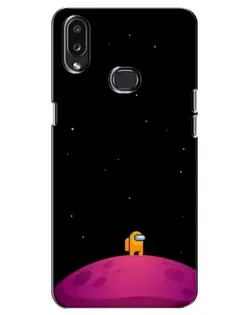 Чохол для Samsung Galaxy A10s (A107) з картинкою «Самотній герой на планеті»
