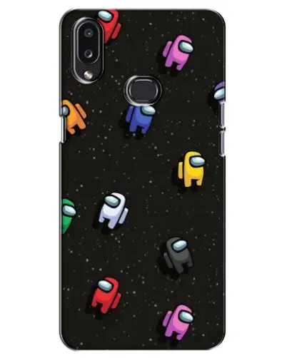 Чохол для Samsung Galaxy A10s (A107) з картинкою «Космічний патерн Among Us»
