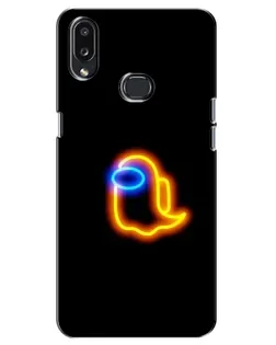 Чохол для Samsung Galaxy A10s (A107) з картинкою «Among Us неонове сяйво»