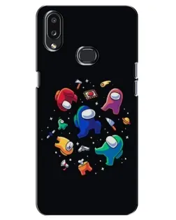 Чохол для Samsung Galaxy A10s (A107) з картинкою «Among Us космос»