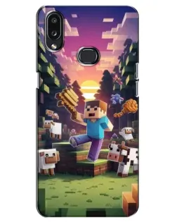 Чохол для Samsung Galaxy A10s (A107) з картинкою «Стів на фермі»