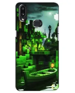 Чохол для Samsung Galaxy A10s (A107) з картинкою «Minecraft лісовий пейзаж»