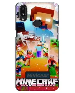 Чохол для Samsung Galaxy A10s (A107) з картинкою «Minecraft герої гри»