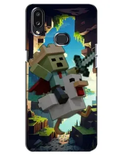 Чохол для Samsung Galaxy A10s (A107) з картинкою «Стів та гусь»