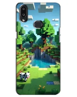 Чохол для Samsung Galaxy A10s (A107) з картинкою «Minecraft літній день»