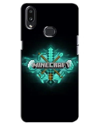 Чохол для Samsung Galaxy A10s (A107) з картинкою «Minecraft Diamond лого» Чохол для Samsung Galaxy A10s (A107) з картинкою «Minecraft Diamond лого»