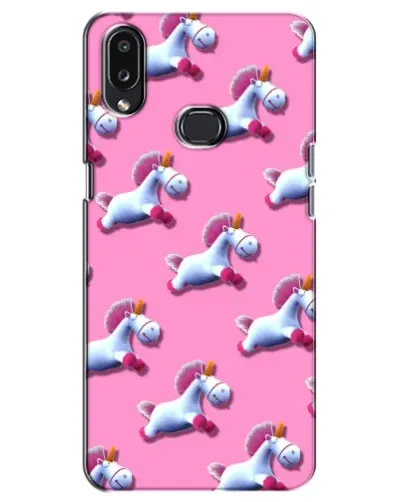 Чехол для Samsung Galaxy A10s (A107) с картинкой «Единороги на розовом»