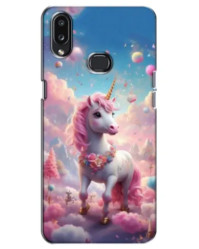 Чехол для Samsung Galaxy A10s (A107) с картинкой «Единорог среди облаков»