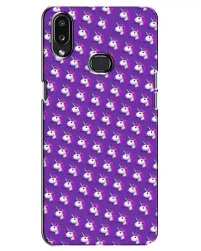 Чехол для Samsung Galaxy A10s (A107) с картинкой «Единороги на фиолетовом»