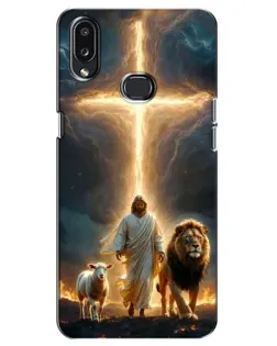 Чехол для Samsung Galaxy A10s (A107) с картинкой «Лев Иуды и Свет» Чехол для Samsung Galaxy A10s (A107) с картинкой «Лев Иуды и Свет»