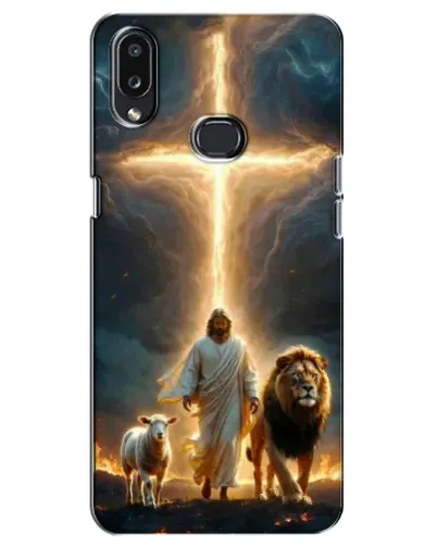 Чехол для Samsung Galaxy A10s (A107) с картинкой «Лев Иуды и Свет»