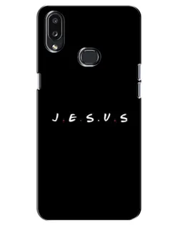 Чехол для Samsung Galaxy A10s (A107) с картинкой «Точки веры J.E.S.U.S.»