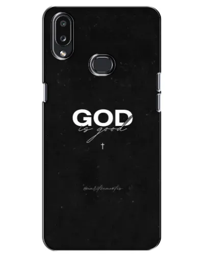 Чехол для Samsung Galaxy A10s (A107) с картинкой «GOD — Бог над всем»