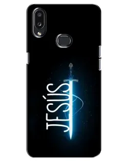 Чехол для Samsung Galaxy A10s (A107) с картинкой «Меч Духа Jesus»