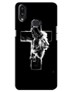 Чохол для Samsung Galaxy A10s (A107) з картинкою «Сяючий хрест Jesus»