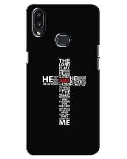 Чохол для Samsung Galaxy A10s (A107) з картинкою «Текстовий хрест»