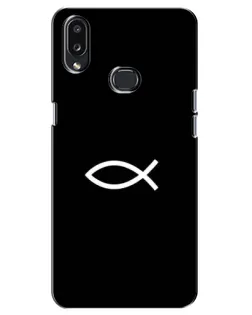 Чохол для Samsung Galaxy A10s (A107) з картинкою «Символ риби Jesus»