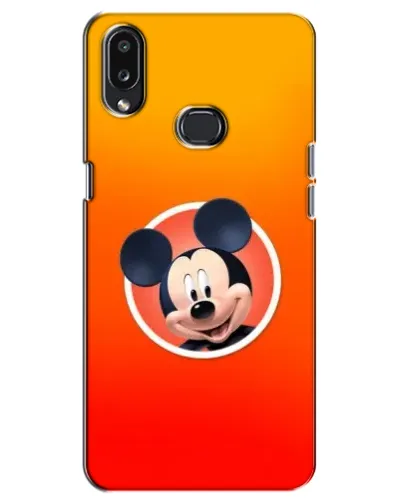 Чехол для Samsung Galaxy A10s (A107) с картинкой «Mickey в круге»